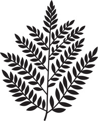 Tamarind Leaf Logo Icon And Symbol