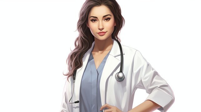 a picture of a caring female medical professional