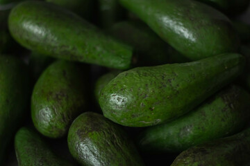 cucumbers on a market stall