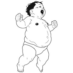 Manga Boy Full Body Pose 25