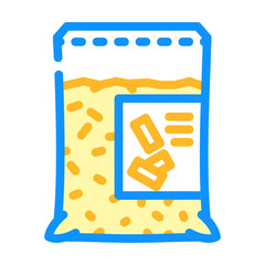 wood pellets biomass energy color icon vector. wood pellets biomass energy sign. isolated symbol illustration