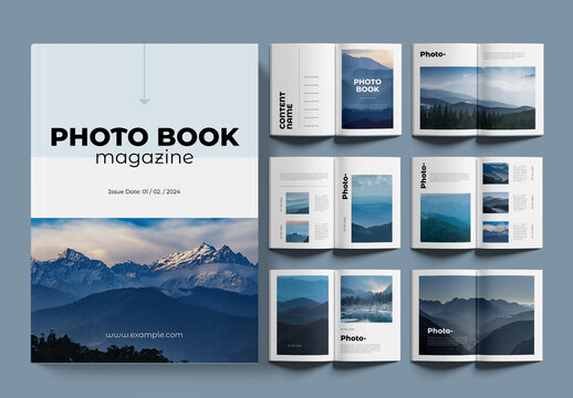 Photo Book Magazine Design