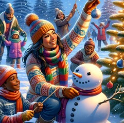 Hindu temple in the city