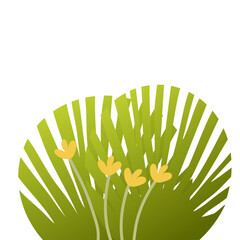 Cartoon bush illustration