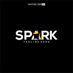 star spark logo design template