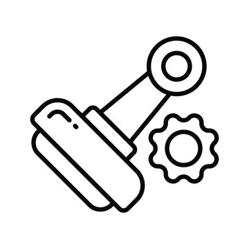 recommend clip art: Distinctive impression or quality, rubber stamp vector design in trendy style