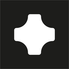 Plus symbol, health symbol, and madical cross