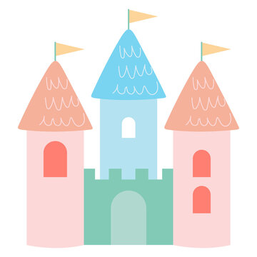 Castle Cartoon Clipart