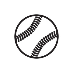 baseball ball icon vector