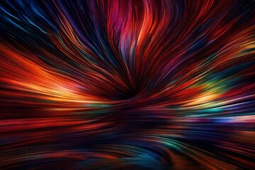 galaxy background with tiny partials in the space with multicolor waves space abstract background 