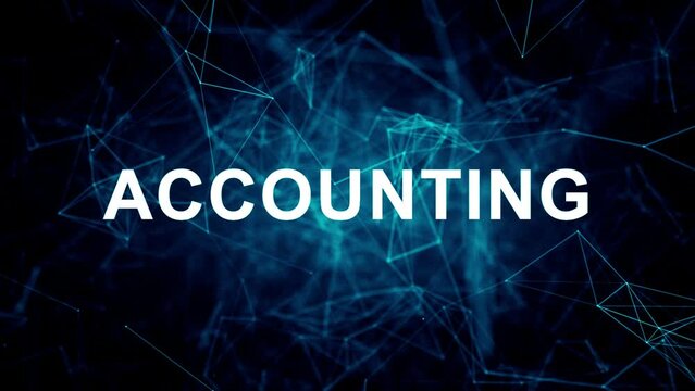 Animated futuristic texts about Tax Planning, Animated futuristic texts about Tax Planning, finance and accounting services and accounting services