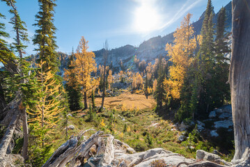 Autumn High Alpine Lake