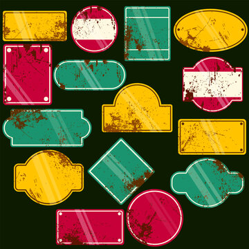 Rusted Road Sign Ornament 