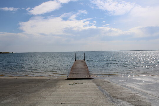 pier in the sea