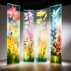 gift box with flowers