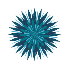 abstract star shape Mandala design for decoration and designing