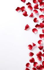 8k red rose petals scattered around the apartment, mobile phone wallpaper, photo realism,
