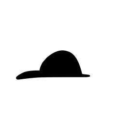Hat Silhouette Vector Illustration 