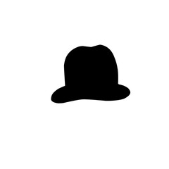 Hat Silhouette Vector Illustration 