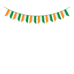 Obraz premium St. Patrick's Day Flag Decoration