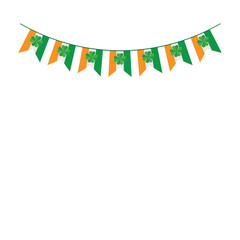 Obraz premium St. Patrick's Day Flag Decoration