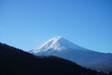 Fototapeta premium Mount Fuji November Winter