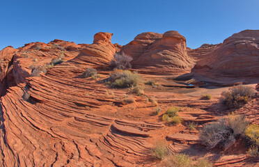 Wavy Sandstone formation at Horseshoe Bend AZ