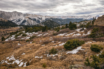 Tranquil landscape near Loveland Pass, Colorado