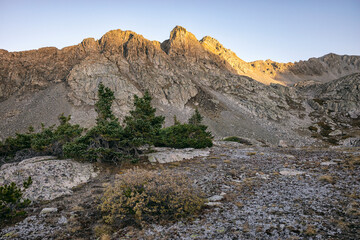 Rugged mountains in the Collegiate Peaks Wilderness, Colorado