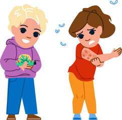 student students insects vector. insect school, science study, children summer student students insects character. people flat cartoon illustration