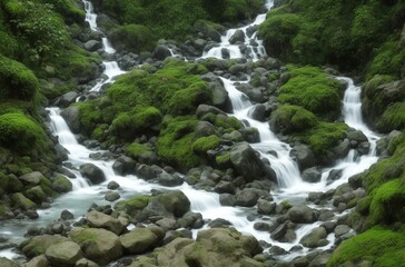 Fototapeta premium waterfall in the forest