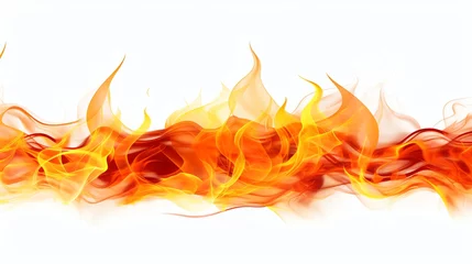 Foto op Plexiglas a close up of a fire © Stocarp
