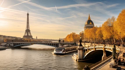 Zelfklevend Fotobehang Eiffel tower view © Hassan