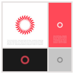 Innovative high tech logo template. Smart computer. machine learning. Technology Logo.