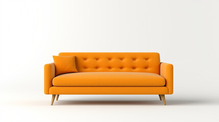 Isolated contemporary couch on a white backdrop idea
