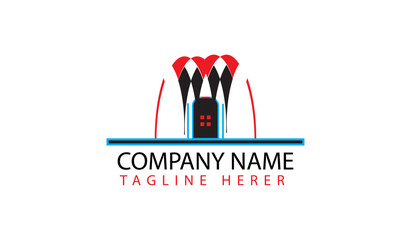 Real Estate, Property and Construction Logo Design Template. Creative Symbol for your Business