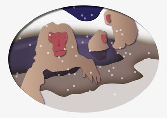 monos de Nagano