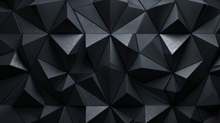 Black triangular abstract bakground