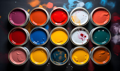 cans of paint, Generative AI