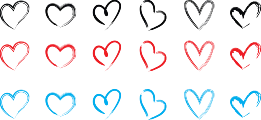 Foto op Canvas heart illustration.heart design icon flat.Modern flat valentine love sign.symbol for web site design, button to mobile app. Logo heart illustration,Trendy vector hart shape © Stocklancer