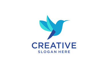 colibri elegant minimalist logo design