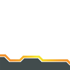 Obraz premium Elegant Geometric Footer