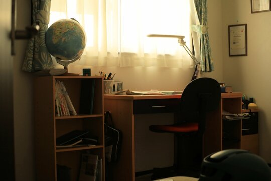 子供部屋の学習机