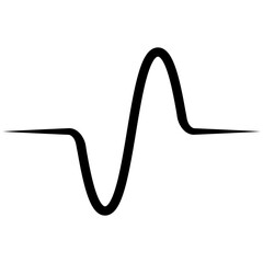Sine wave, graph chart frequency sin wave inverter, pure sine - obrazy, fototapety, plakaty