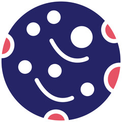 Fototapeta premium Full Moon Icon