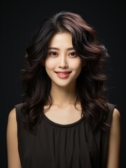 Fototapeta premium Portrait Photography of Young asian beauty woman with koreans makeup