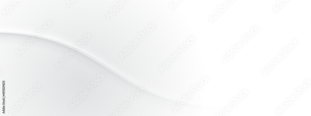 Wall mural abstract white background with wave pattern.