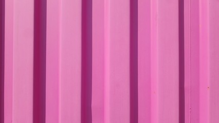 Shipping container corrugated metal background, pink color