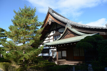 Fototapeta premium 秋の妙心寺 智勝院の境内 京都市右京区花園