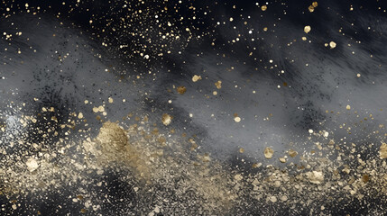 background for a bathroom or spa salon black with gray and gold colors